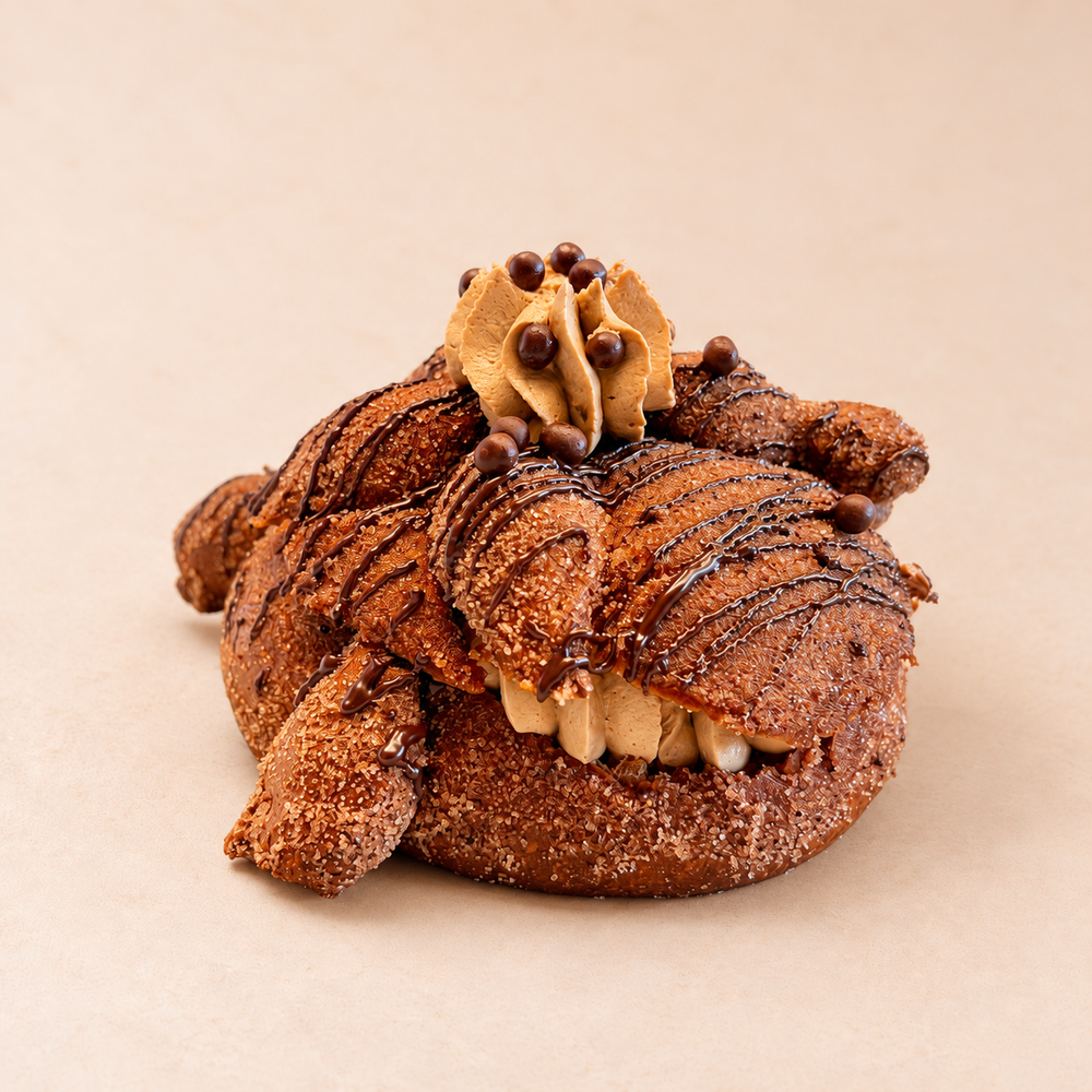 Pan de Muerto de Chocolate